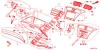 GUARNICION DE INSTRUMENTO (COTE DE PASSAGER) (RH) para Honda CIVIC TOURER DIESEL 1.6 EX 5 Puertas 6 velocidades manual 2015