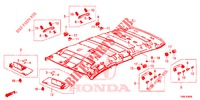 RECUBRIMIENTO DE TECHO  para Honda CIVIC TOURER DIESEL 1.6 EX 5 Puertas 6 velocidades manual 2015