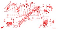 CERRADURAS DE PUERTA DEL./MANIJA EXTERIOR  para Honda CIVIC TOURER DIESEL 1.6 EXGT 5 Puertas 6 velocidades manual 2015