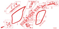 GUARNICION DE PILAR (RH) para Honda CIVIC TOURER DIESEL 1.6 EXGT 5 Puertas 6 velocidades manual 2015