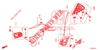 CERRADURAS PUERTA TRAS./MANIJA EXTERIOR  para Honda CIVIC TOURER DIESEL 1.6 S 5 Puertas 6 velocidades manual 2015