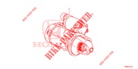 MOTOR DE ARRANQUE (DIESEL) (DENSO) para Honda CIVIC TOURER DIESEL 1.6 SE 5 Puertas 6 velocidades manual 2015
