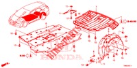 CUBIERTA INFERIOR  para Honda CIVIC TOURER DIESEL 1.6 ES 5 Puertas 6 velocidades manual 2016