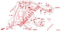 ACONDICIONADOR DE AIRE (FLEXIBLES/TUYAUX) (DIESEL) (RH) para Honda CIVIC TOURER DIESEL 1.6 EXGT 5 Puertas 6 velocidades manual 2016