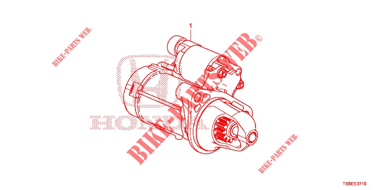 MOTOR DE ARRANQUE (DIESEL) (DENSO) para Honda CIVIC TOURER DIESEL 1.6 EXGT 5 Puertas 6 velocidades manual 2016