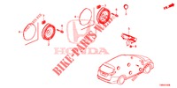 ANTENA/ALTAVOZ  para Honda CIVIC TOURER DIESEL 1.6 ES 5 Puertas 6 velocidades manual 2017