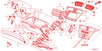GUARNICION DE INSTRUMENTO (COTE DE PASSAGER) (RH) para Honda CIVIC TOURER DIESEL 1.6 ES 5 Puertas 6 velocidades manual 2017