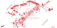 TUBERIA DE ESCAPE/SILENCIADOR (DIESEL) para Honda CIVIC TOURER DIESEL 1.6 EX 5 Puertas 6 velocidades manual 2017