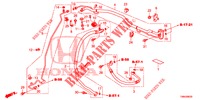 ACONDICIONADOR DE AIRE (FLEXIBLES/TUYAUX) (DIESEL) (RH) para Honda CIVIC TOURER DIESEL 1.6 EXGT 5 Puertas 6 velocidades manual 2017