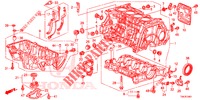 BLOQUE DE CILINDRO/COLECTOR DE ACEITE (2.0L) para Honda CR-V 2.0 ES 5 Puertas 5 velocidades automática 2013
