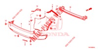 PARAGOLPES TRASERO  para Honda CR-V 2.0 ES 5 Puertas 5 velocidades automática 2013